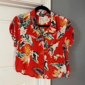 Billabong Women's Red Aloha Top